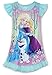 Disney Anna, Elsa and Olaf Sparkly Frozen Nightgown, Girls Sizes 4-12