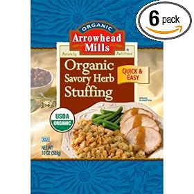 Arrowhead Mills Savory Herb Stuffing Mix, 10-Ounce Units (Pack of 6)