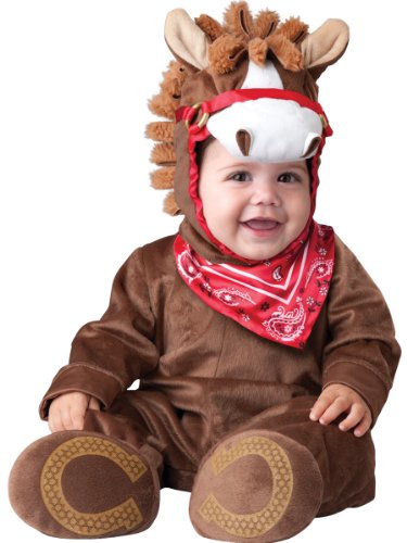 InCharacter Baby Boy's Playful Pony Costume, Brown, Large (18months-2T)