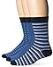 Signature Brands Men's 3 Pack Casual Dress Sock, Navy/Light Blue, Sock Size: 10-13/Shoe Size:9-11