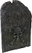 RIP Skull with Crossbones Halloween Tombstone