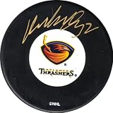 Kari Lehtonen Atlanta Thrashers Autographed Hockey Puck