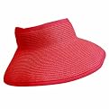 Adi Designs 4 Brim Roll Visor With Velcro Red