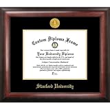 Stanford University Gold Embossed Diploma Frame