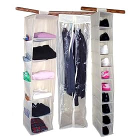 Buy 3 Piece Closet Organizer Hanging Storage Set by Neat 4 Less