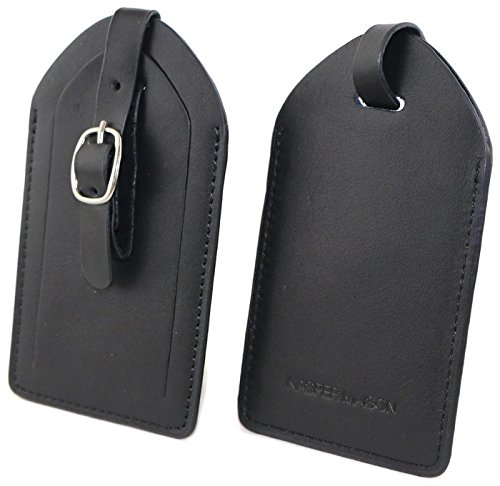 Kasper Maison Genuine Leather Luggage Tag - Premium Gift Box