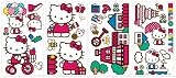 ROOMMATES RMK1678SCS Hello Kitty The World of Hello Kitty Peel and Stick Wall Decals