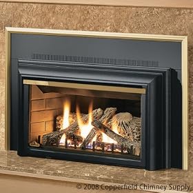 Copperfield 57270 GDIZC-N Direc Vent Natural Gas Fireplace Insert, Minimum Fireplace Opening 25x14.5 Inchhx11 Inchd