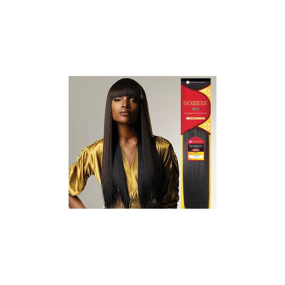 Goddess Remi Human Hair Weave Sensationnel Original Yaki 10 Color