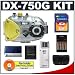 Sea & Sea DX-750G Underwater Digital Camera Kit with Sea & Sea DX-750G 5.19MP Digital Camera with 3x Optical Zoom & Sea & Sea Underwater Housing & Sea & Sea Camera Pouch Case + Transcend 1GB SecureDigital Card + High Speed USB SecureDigital Card Reader + Set of 4 - 2700mAh NiMH Rechargeable AA Batteries with AC/DC Rapid Charger + Digital Image Recovery Software + Memory Card Storage Wallet + Microfiber Cleaning Cloth KIT