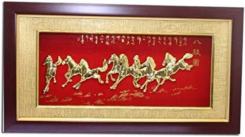 Picture Frame 8 Horses Chinese Feng Shui for Decor Your Home