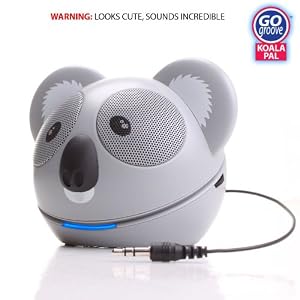 GOgroove Koala Pal High-Powered Portable Speaker System for MP3 Players, Smartphones, Laptops, Tablets and More $16.99