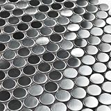 Stainless Steel Tiles Penny Rounds Metal Mosaic Tiles