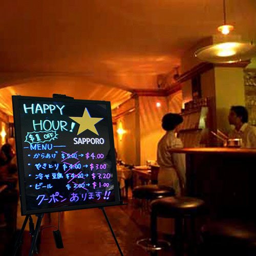 LED Neon Signs Lighted Open Signs Marker Boards New Whiteboard