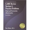 LARE Review, Section A Practice Problems: Project and Construction Administration, 2nd ed.