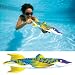 Water Torpedo Toy, Water Rocket Barracuda-Purple Green Yellow