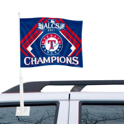 Texas Rangers 2011 American League ChampionsCar Flag ()