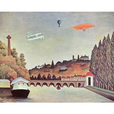 Henri Rousseau (Bridge in SÃ¨vres) Art Poster Print - 11x17