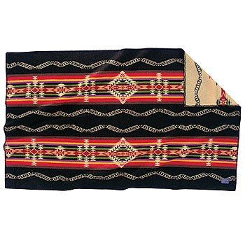 Pendleton Rim Rock Saddle Blanket Black