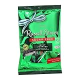 Russell Stover Sugar Free Mint Patties, 3 oz bag (2 Pack)