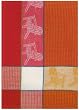 Waffle Weave 100% Cotton Chair Red Dishtowel 18" X 28" Set / 6