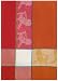 Waffle Weave 100% Cotton Chair Red Dishtowel 18" X 28" Set / 6