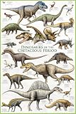 Dinosaurs - Cretaceous Period Poster Print, 24x36
