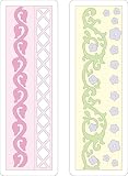 Cuttlebug 2-Inch By 6-Inch Floral Borders Dies