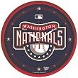 Washington Nationals MLB Round Wall Clock