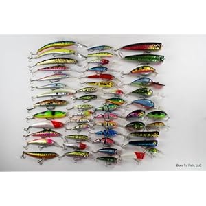 Wholesale/Bulk Lot of 51 New Born-To-Fish Crankbait Fishing Lures
