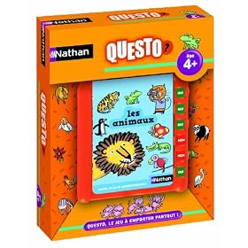 Nathan - 301605 - Jeu de soci�t� - Jeu �ducatif - Questo Les Animaux - 4-6 ans