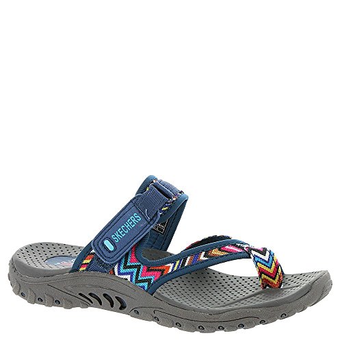 Skechers Women's Reggae-Zig Swag thong Sandal