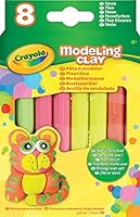 Crayola Modeling Clay (8 Pack), 0.6 oz, Neon