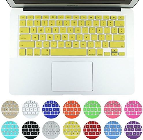 Elecitizon Silicone Keyboard Cover Skin For MacBook Air 11" -Yellow