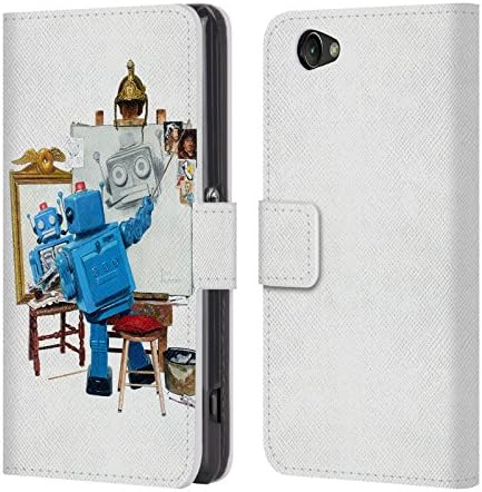 Official Eric Joyner Selfie Robo Leather Book Wallet Case Cover For Sony Xperia Z1 Compact / D5503