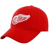 Reebok Detroit Red Wings Red Basic Logo Wool Blend Adjustable Hat