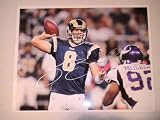 SAM BRADFORD SIGNED AUTOGRAPHED 8/10 PHOTO ST. LOUIS RAMS COA + HOLOGRAM