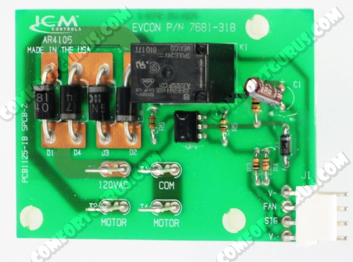 Coleman Source 1 Evcon Blend Air Upper Control Board with Wiring