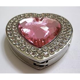 Pink Diamond Folding Handbag Purse Hook Hanger