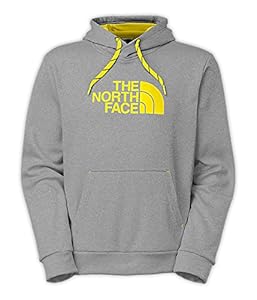 The North Face Men's Surgent Hoodie Heather Grey / Acid Yellow S