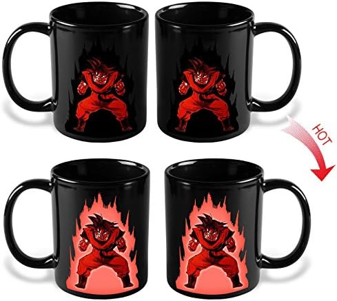 Magic Dragon Ball Z Color Changing Heat Reactive Goku Coffee Mug