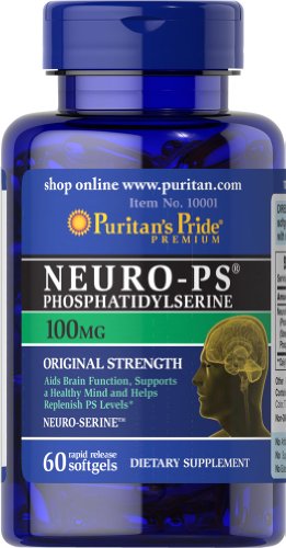 Puritan s Pride Neuro-PS (Phosphatidylserine) 100 mg-60 Softgels