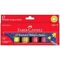 Faber-Castell Washable Tempera 12-Color Paint Set
