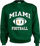 Miami Hurricanes Perennial Football Crewneck Sweatshirt