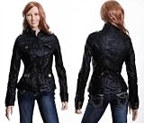 Damen Lederjacke Motorradjacke