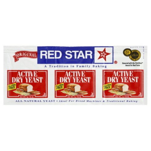 Red Star Dry Yeast 3 pack, Gluten Free, 0.75-Ounce (Pack of 9)