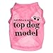 Ollypet America's Next Top Dog Model Cotton Dog Shirt Pet Vest Pink S