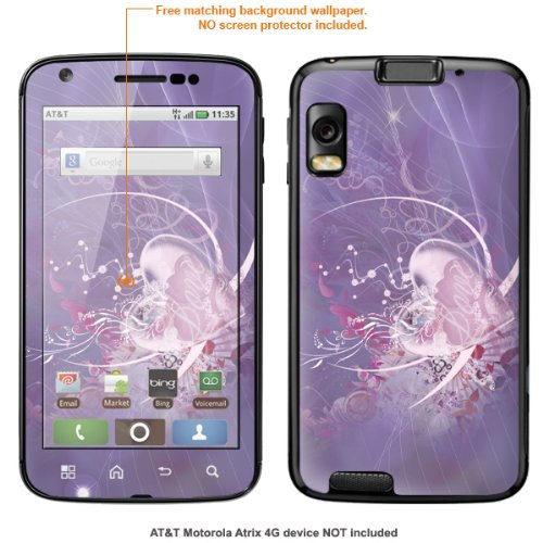 Protective Decal Skin STICKER for AT&T Motorola Atrix case cover Atrix-514
