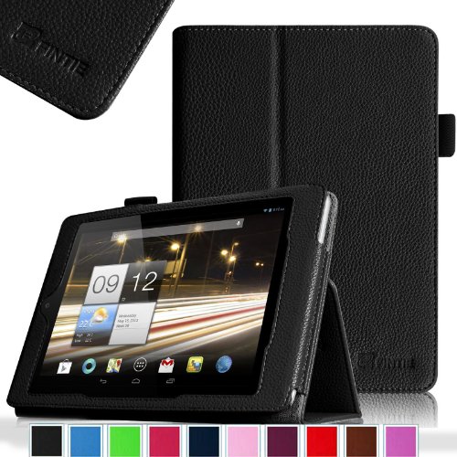 Fintie Folio Case for Acer Iconia A1-810 7.9 -Inch Tablet Slim Fit With Stylus Holder - Black