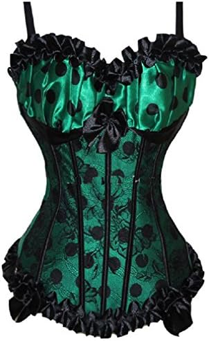 Grace Shapewear Women's Polka Dot Waist Training Corset Top for Weight Loss